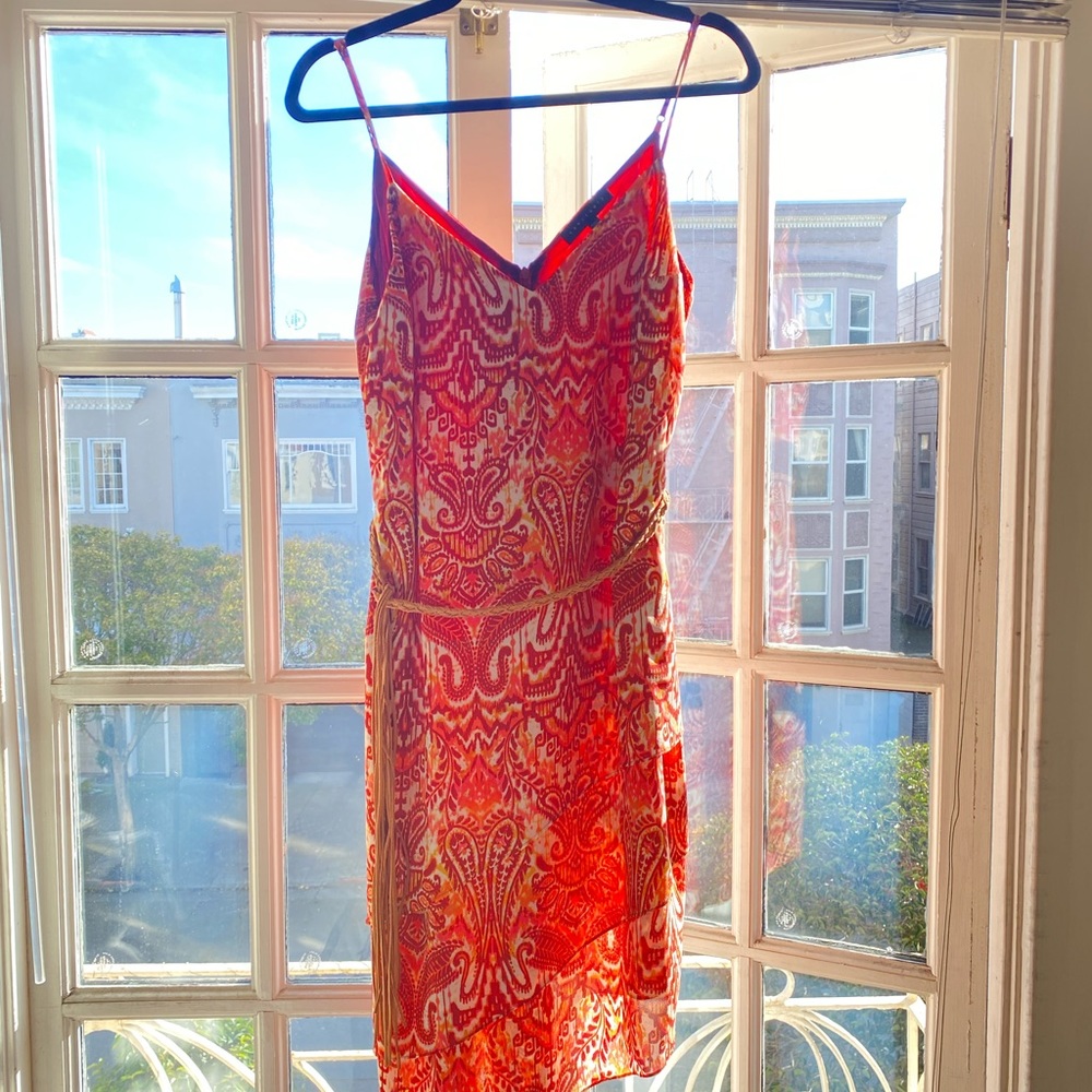 Size Small Sanctuary Asymmetric hem summer wedding guest/garden party dress